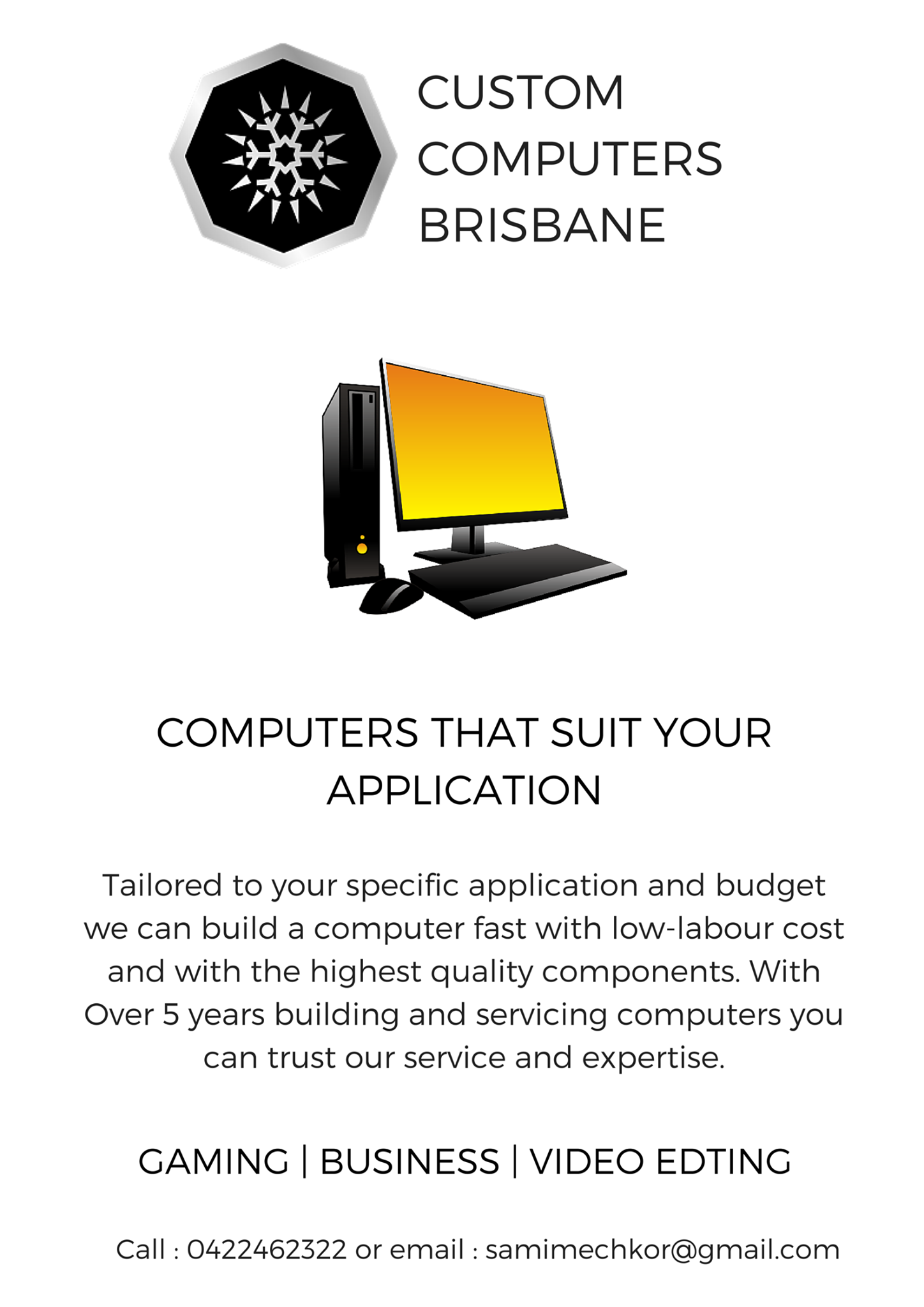 Custom Computers Brisbane | Camp Hill QLD