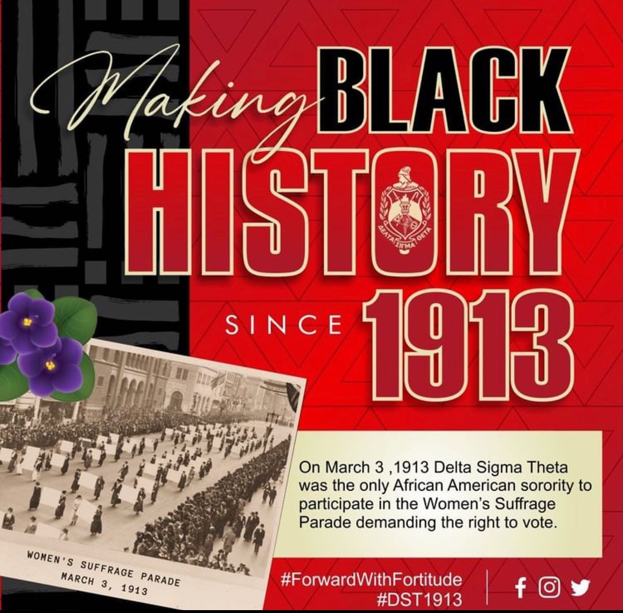 On this day, 110 years ago, the 22 Founders of Delta Sigma Theta boldly ...