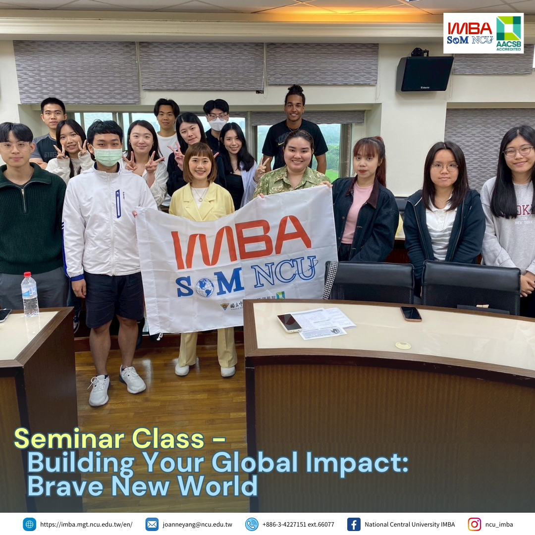 🎤 Friday Seminar... - National Central University IMBA | Facebook
