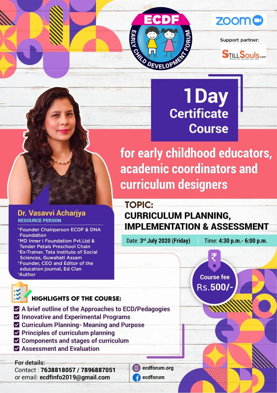 DNA Foundation - *ECDF 1 DAY CERTIFICATE COURSE #5* 1... | Facebook