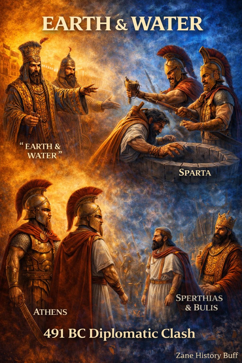 ⚔️🏺 “EARTH AND WATER” — THE... - World History Buff | Facebook