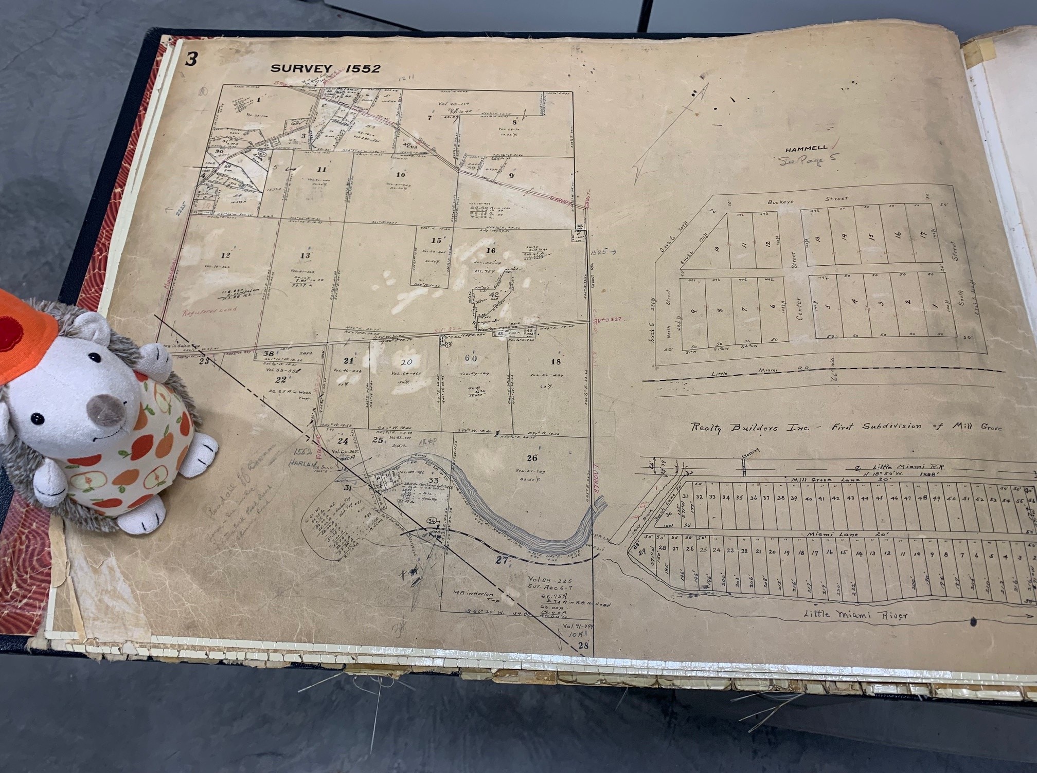 What are some old maps of Washington Township near 28 Mile and