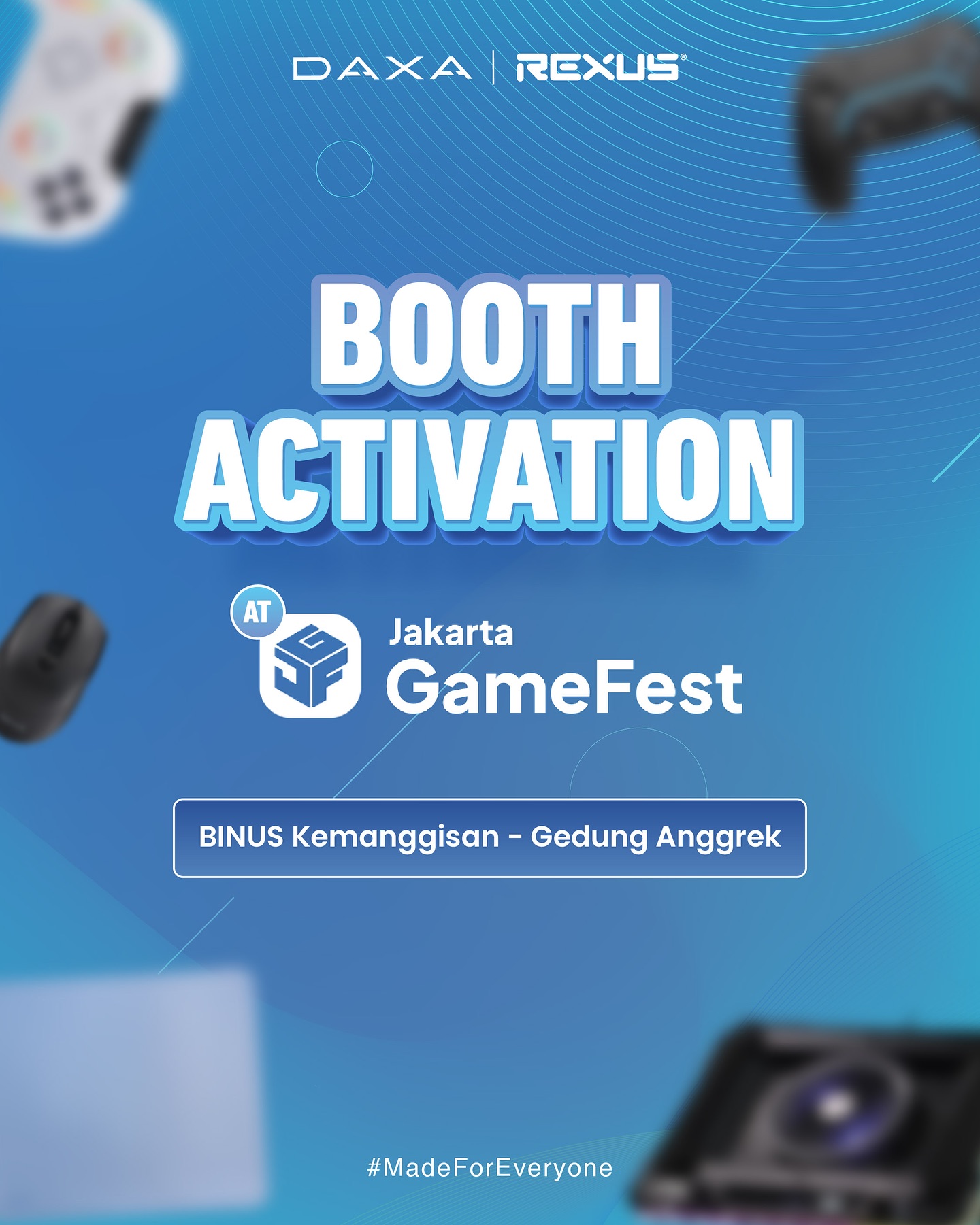 Rexus Indonesia - Rexus Booth di Jakarta GameFest! 📍 BINUS... | Facebook