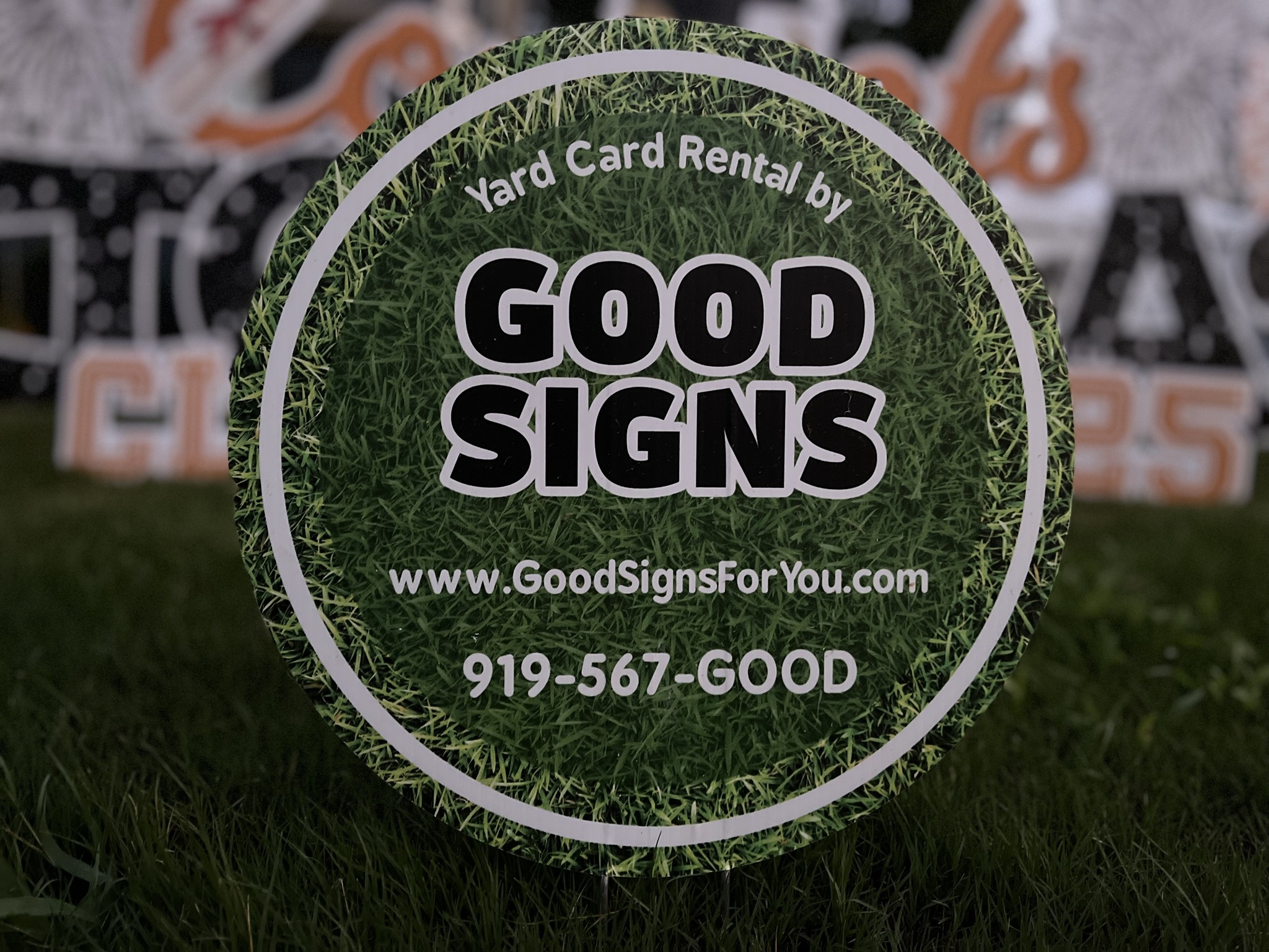 Good Signs Yard Card Rentals | Fuquay-Varina NC