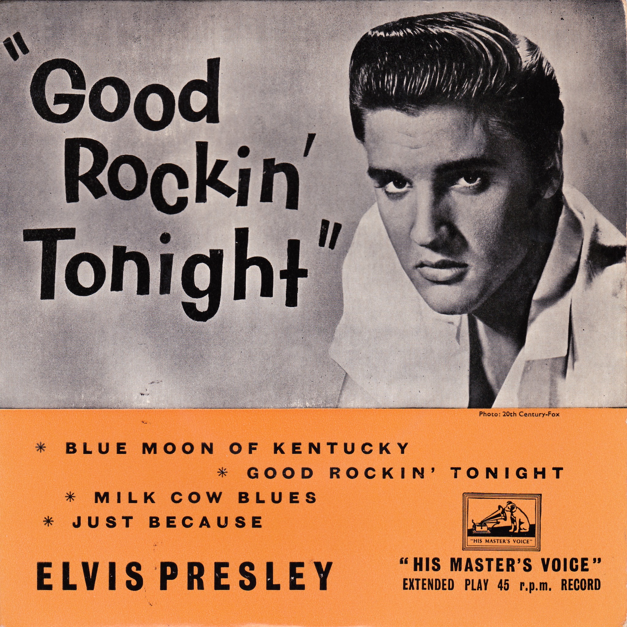 Elvis PRESLEY☆Rock 'N' Roll UK HMV オリジナル