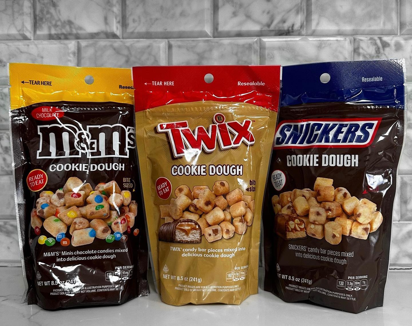 Snack Betch - New Twix, Snickers, and M&Ms Cookie Dough... | Facebook