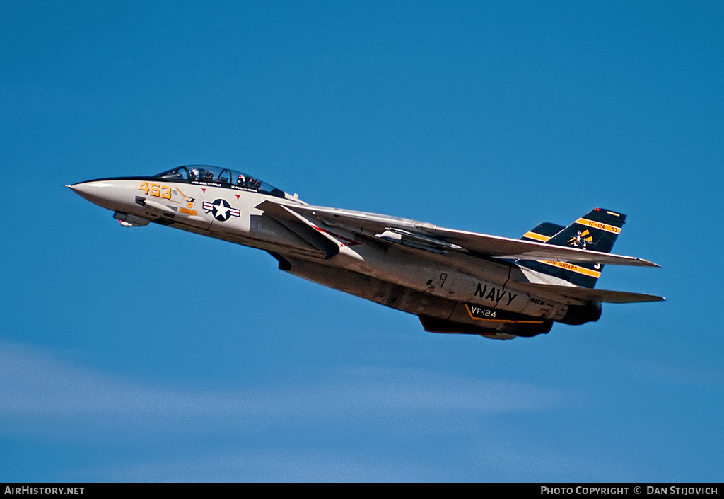 Grumman F-14A Tomcat VF-124 Gunfighters 🤩 BuNu: 162591 / NJ-453