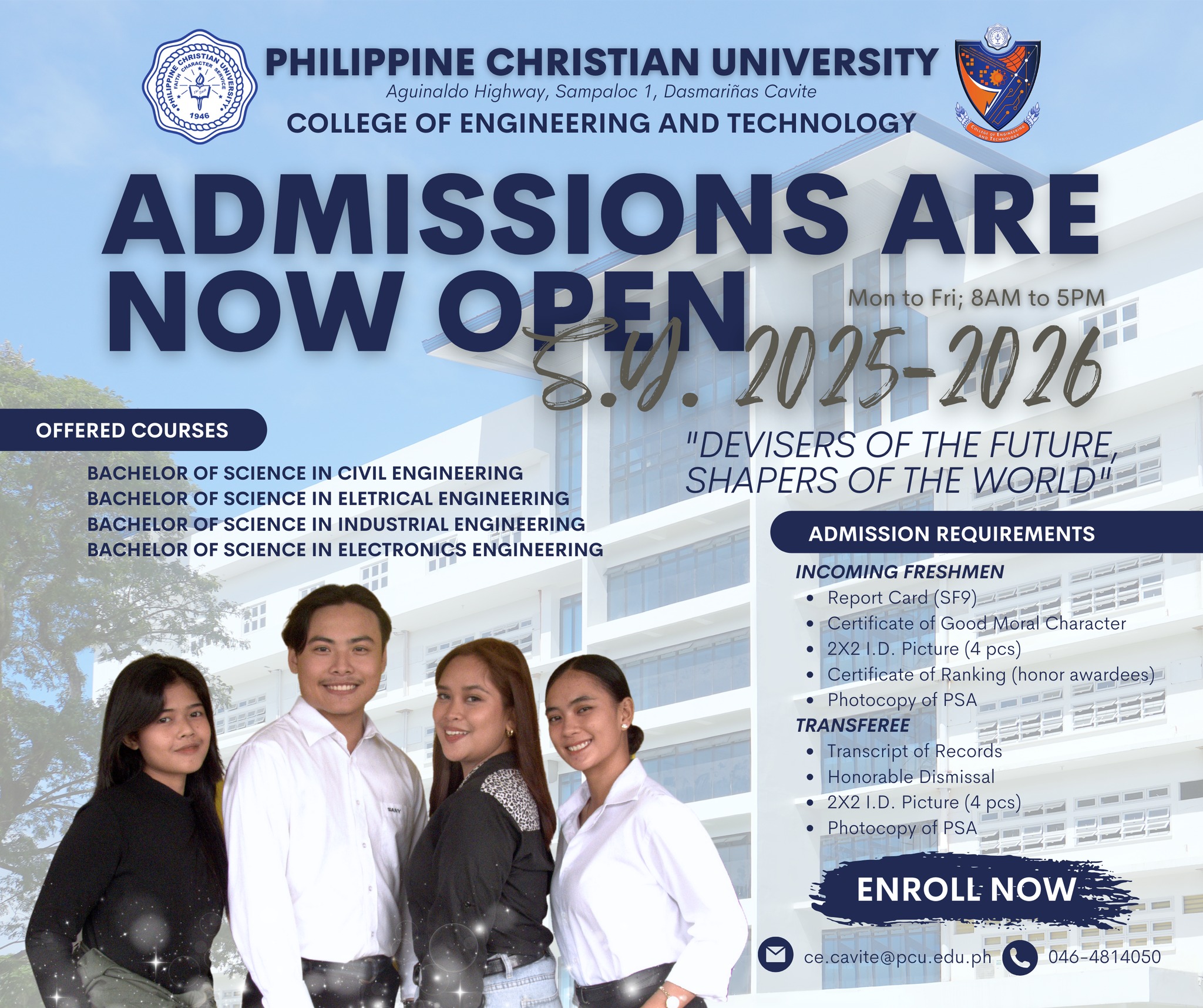 PCU Cavite - College of Engineering and Technology | Dasmariñas