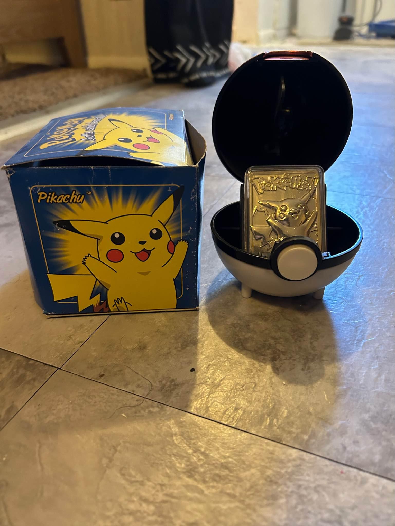 1999 gold plated pokemon card Limited Edition BK Jigglypuff #39  Dx Games & More 1999 Burger King 23k gold