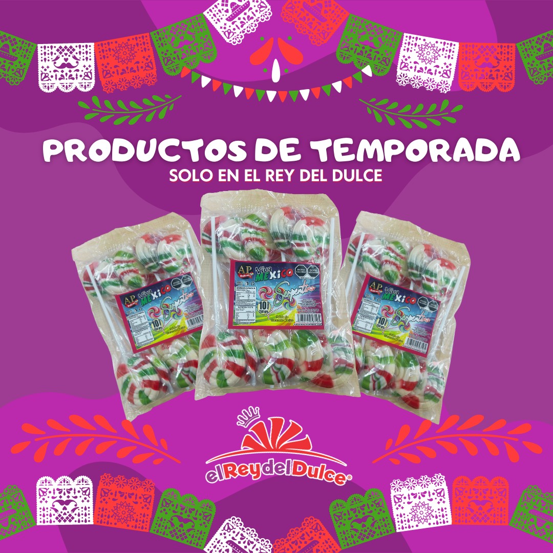 Paletas tricolores para tener fuerte y... - El Rey del Dulce | Facebook