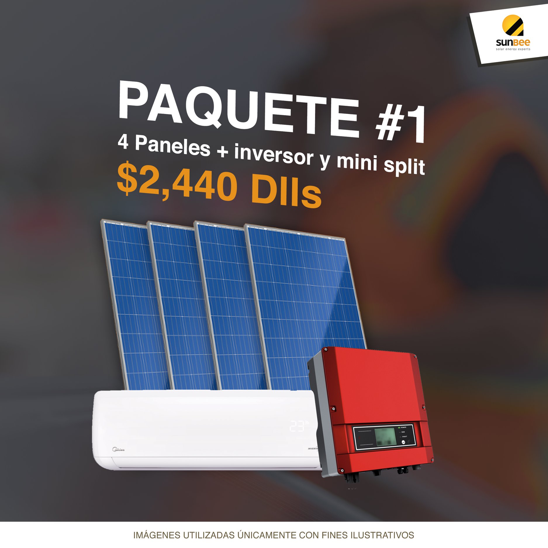 SUN BEE - ¡Paquete completo e instalación incluida! 😱😱... | Facebook