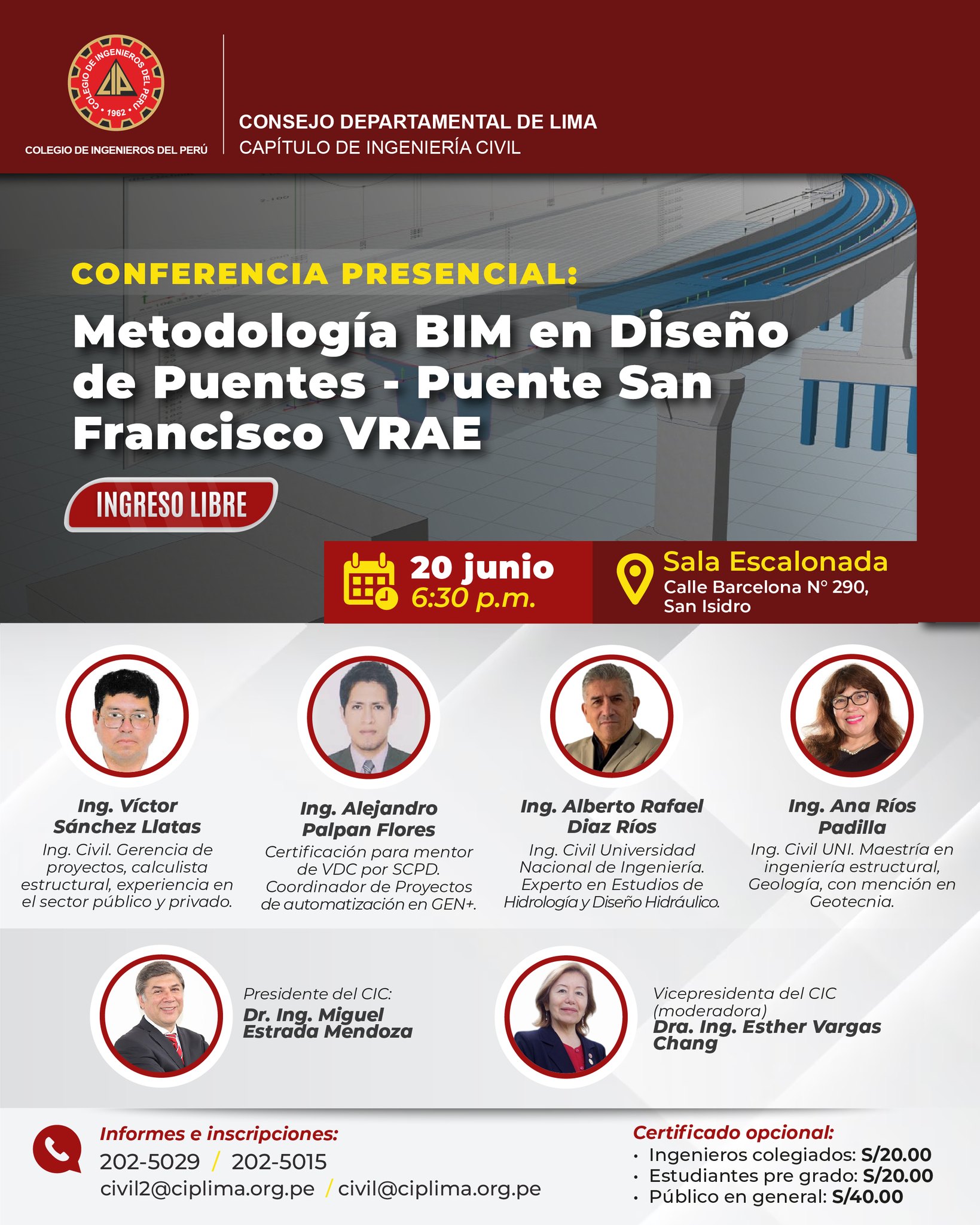 Ingeniería - La Junta Directiva del Capítulo de Ingeniería Civil invita ...