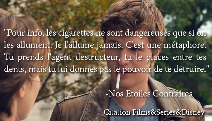 Citations Films Series Disney Citation Nosetoilescontraires Tfios Marie Facebook