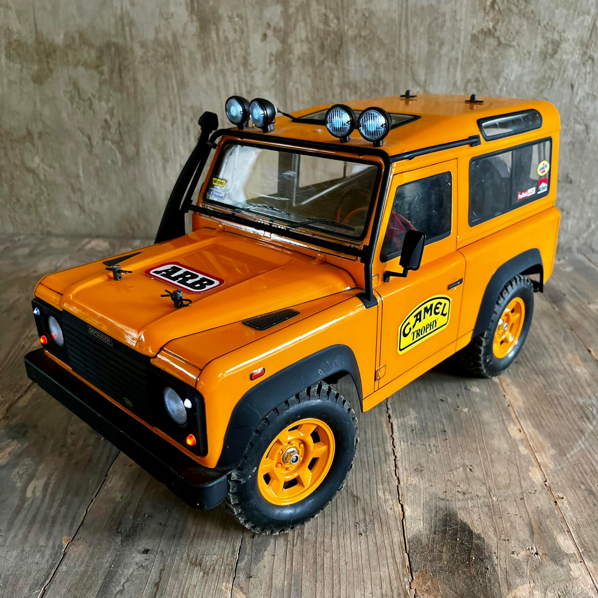 Tamiya CC-01 with Land Rover Defender shell