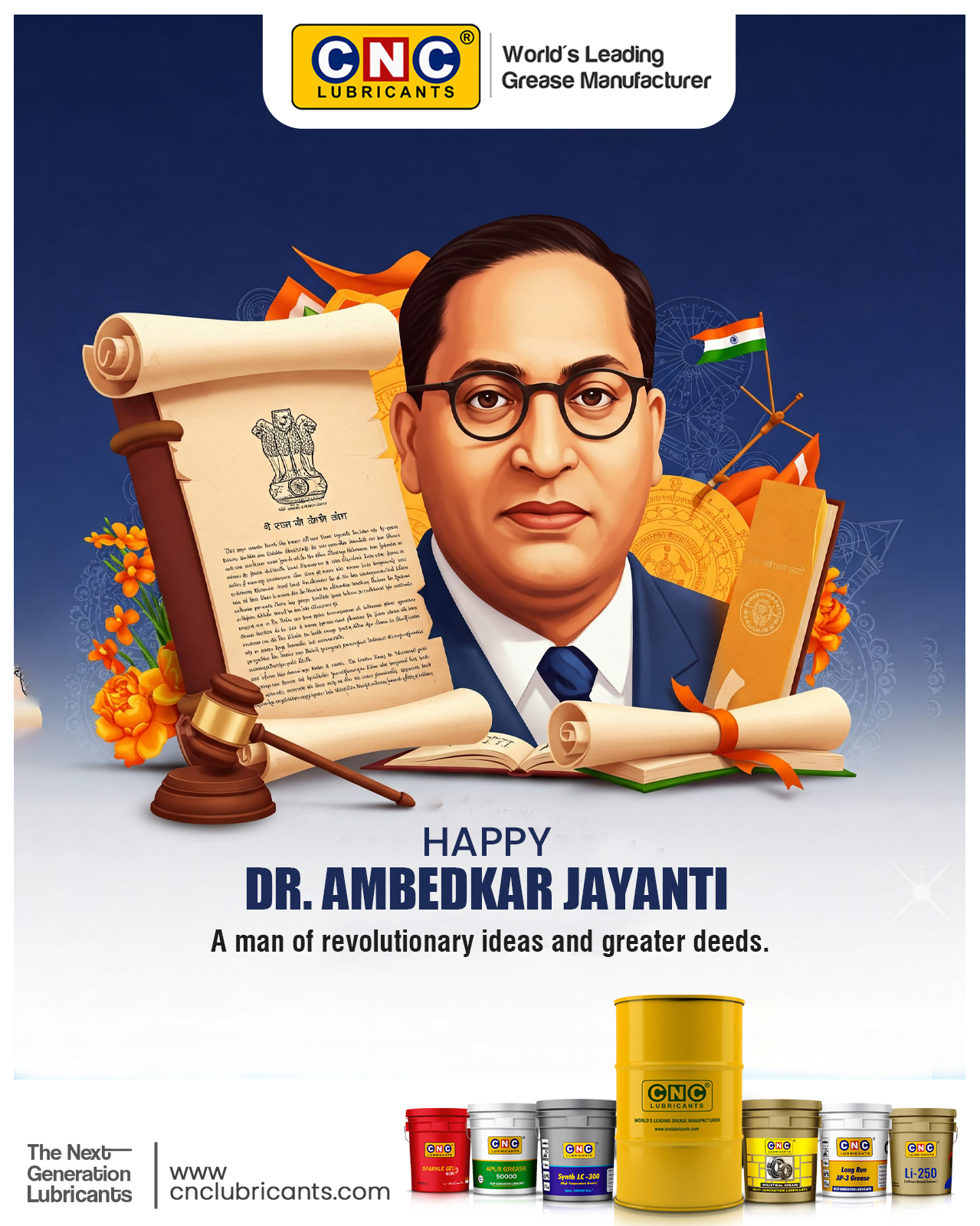 CNC - Honoring the legacy of Babasaheb Ambedkar, a visionary leader who ...