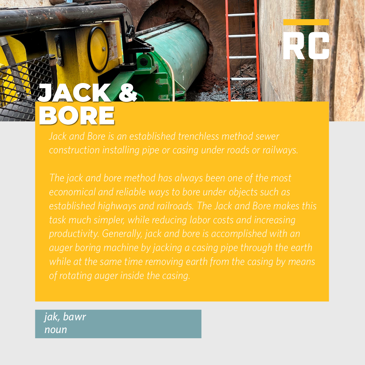 Ruby-Collins, - The jack and bore method is one of the most economical ...