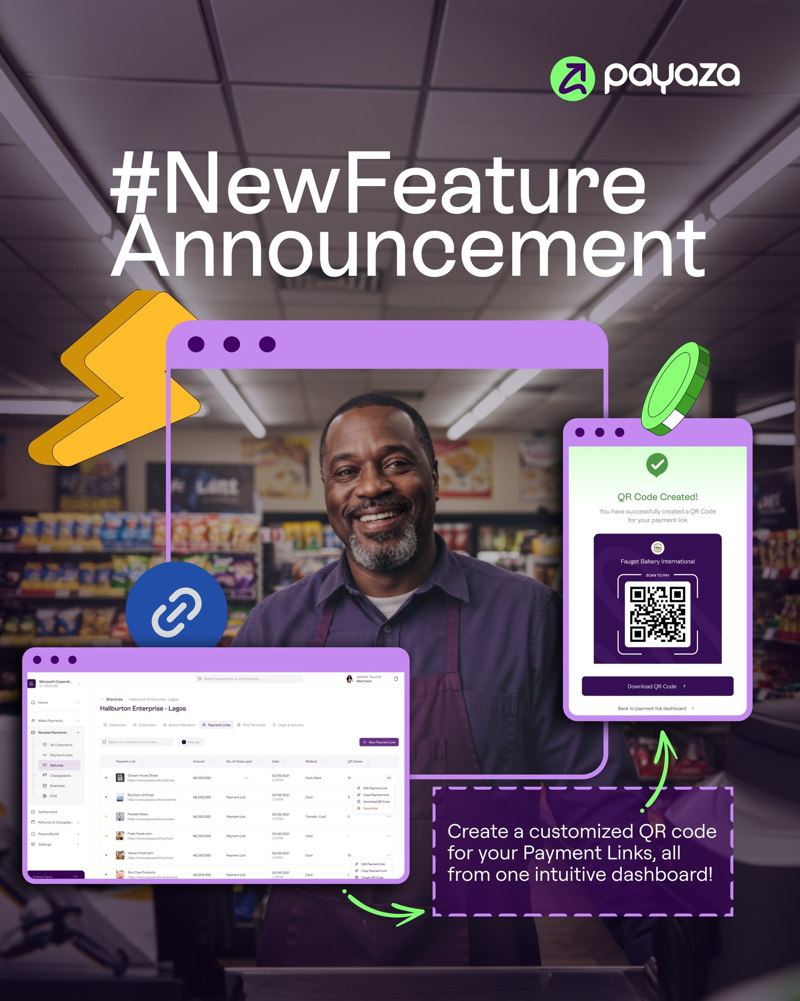 Payaza - Introducing Payaza QR Code Generator: Transform Your Payment ...