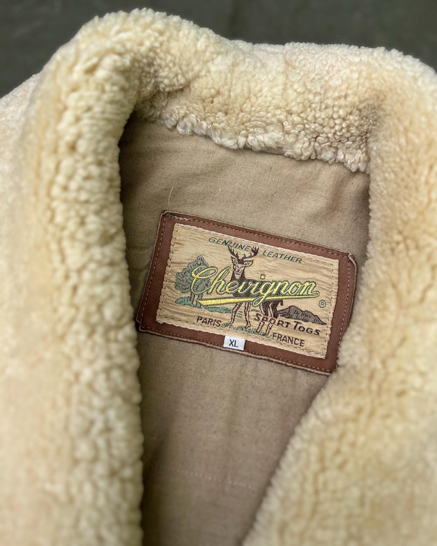 Super 1980's Chevignon Hunting Jacket… Made up of an interesting