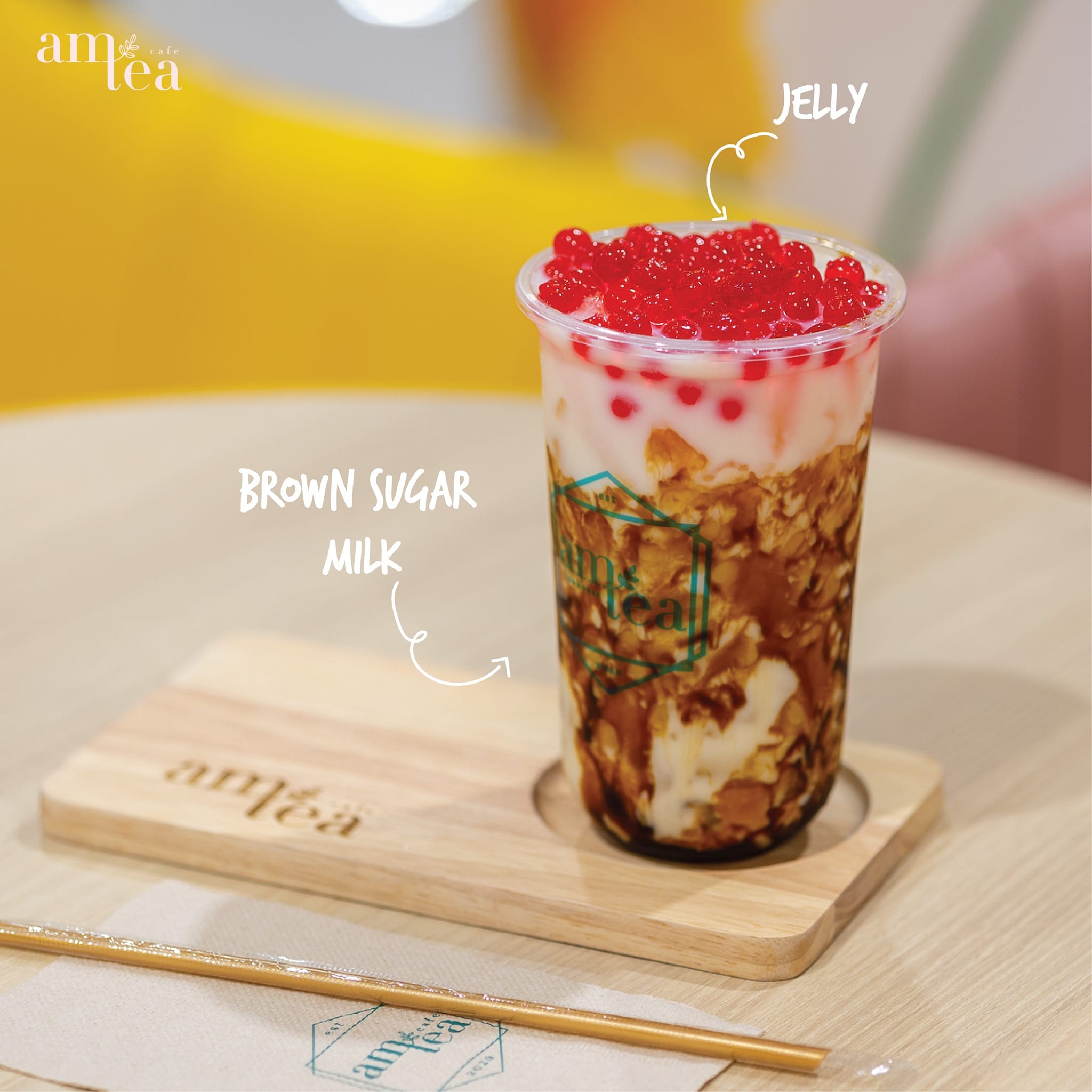 Am Tea Thailand - นมสดบราวน์ ชู การ์ เพิ่ม topping... | Facebook