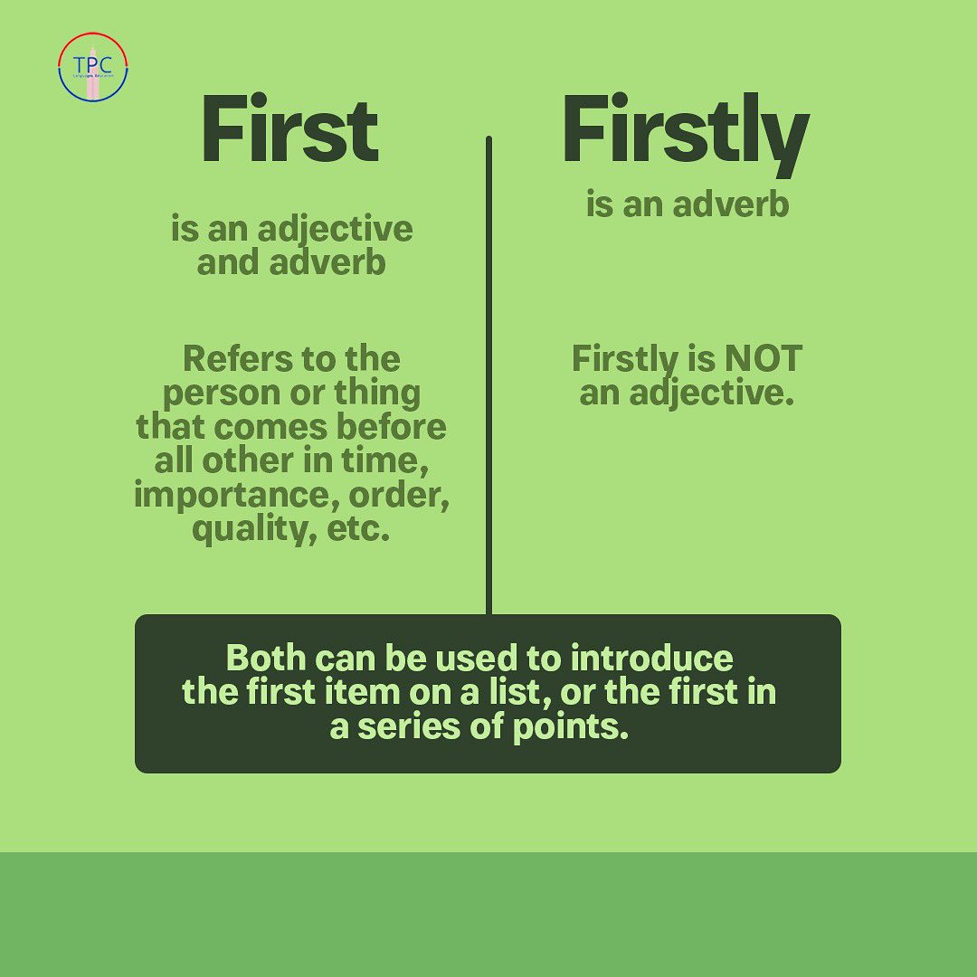 TOEFL - Learn the difference among 