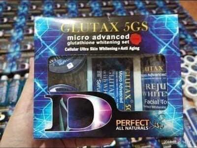 🔥 PRE ORDER 👇 GLUTAX 5GS Micro Advanced glutathione whitening set Cellular Ultra Skin Whitening + Anti Aging Perfect Whitening Formula A refreshing, Whitening set that nourishes with the perfect skin-whimtening formula