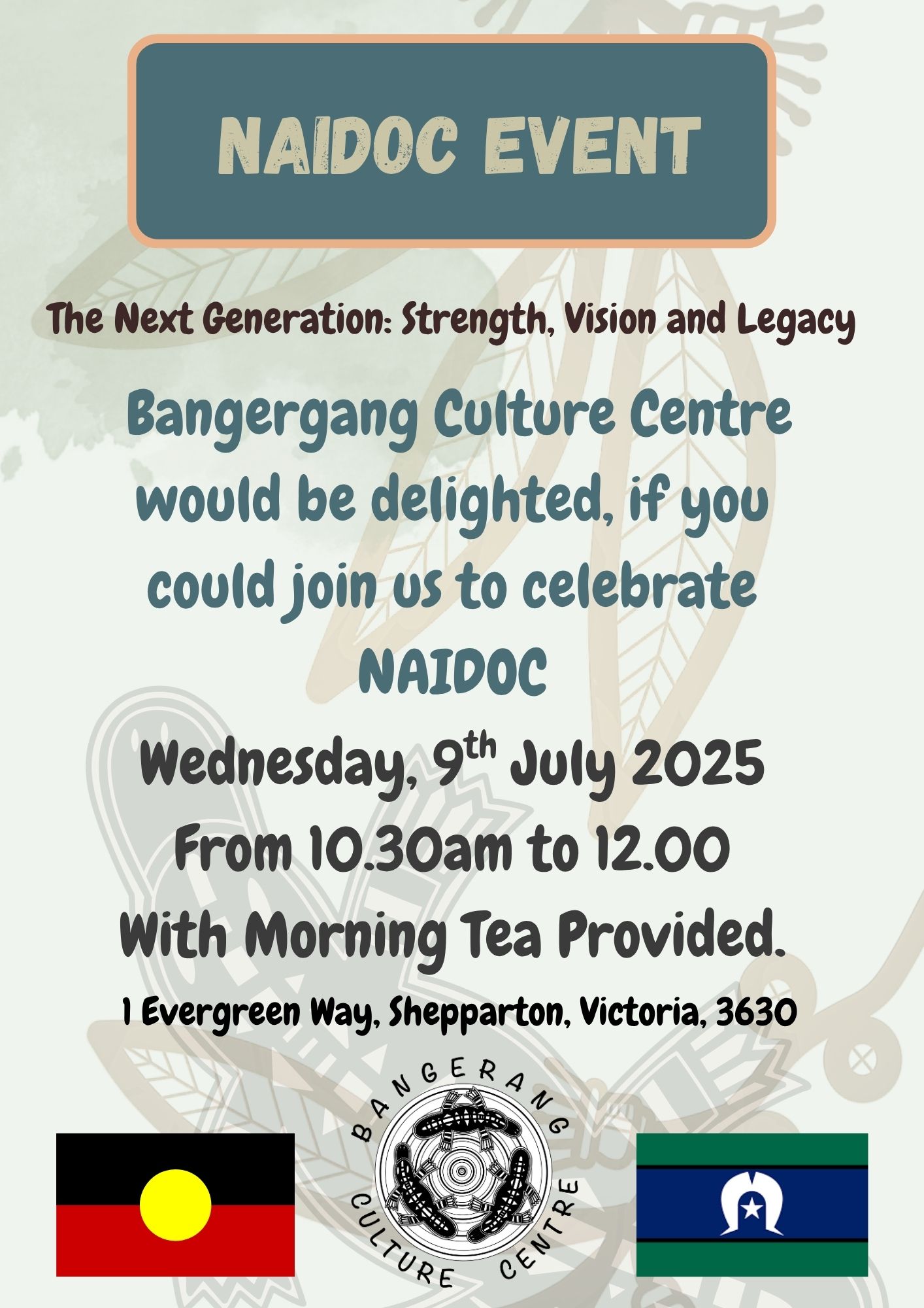 Bangerang - Celebrate NAIDOC Week at the Bangerang Cultural Centre ...