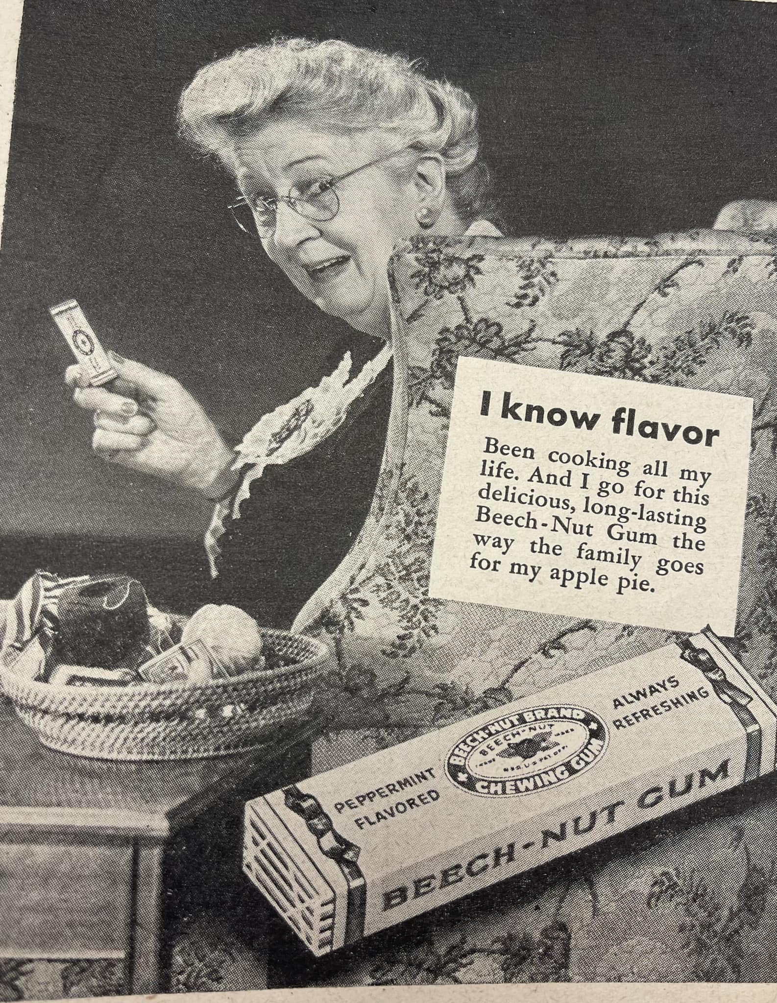 Vintage 1952 Life Magazine Ad: 5-Cent Candy with Hole