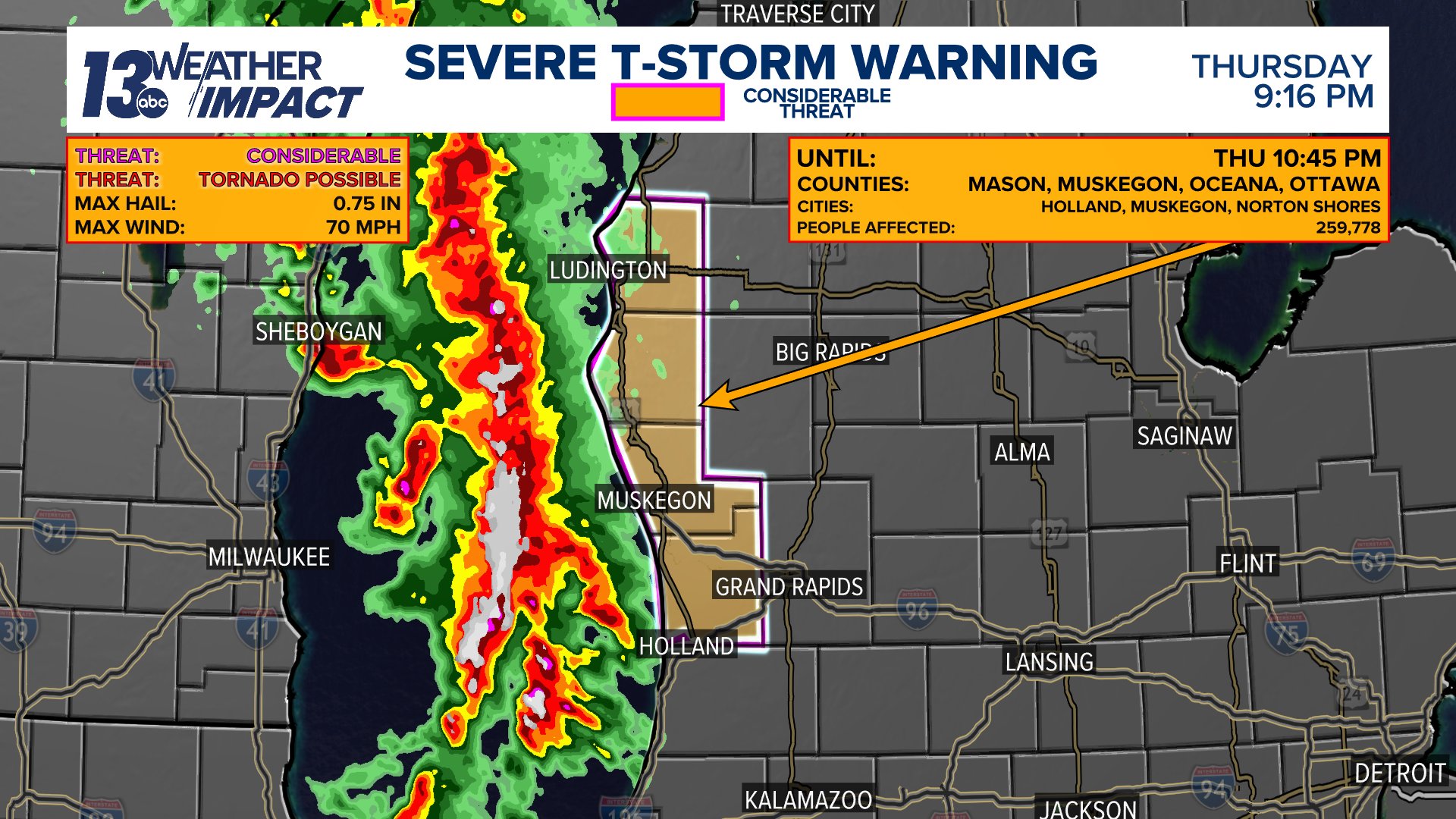 Meteorologist - SEVERE THUNDERSTORM WARNING A Severe Thunderstorm ...