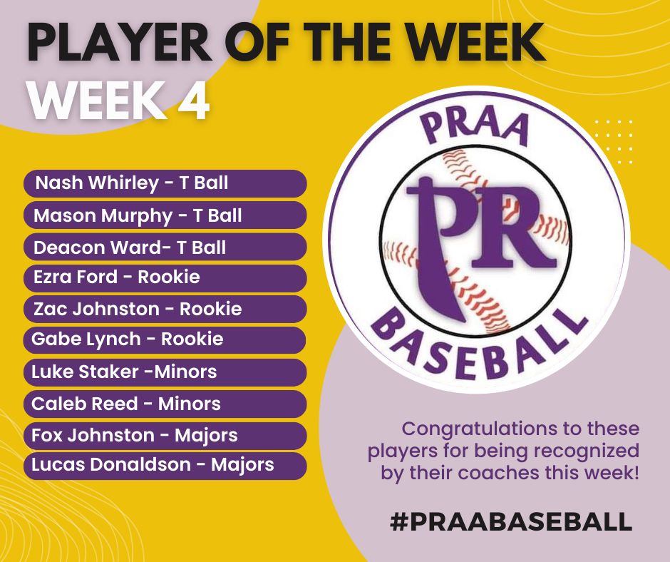 PRAA Baseball | Indian Trail NC