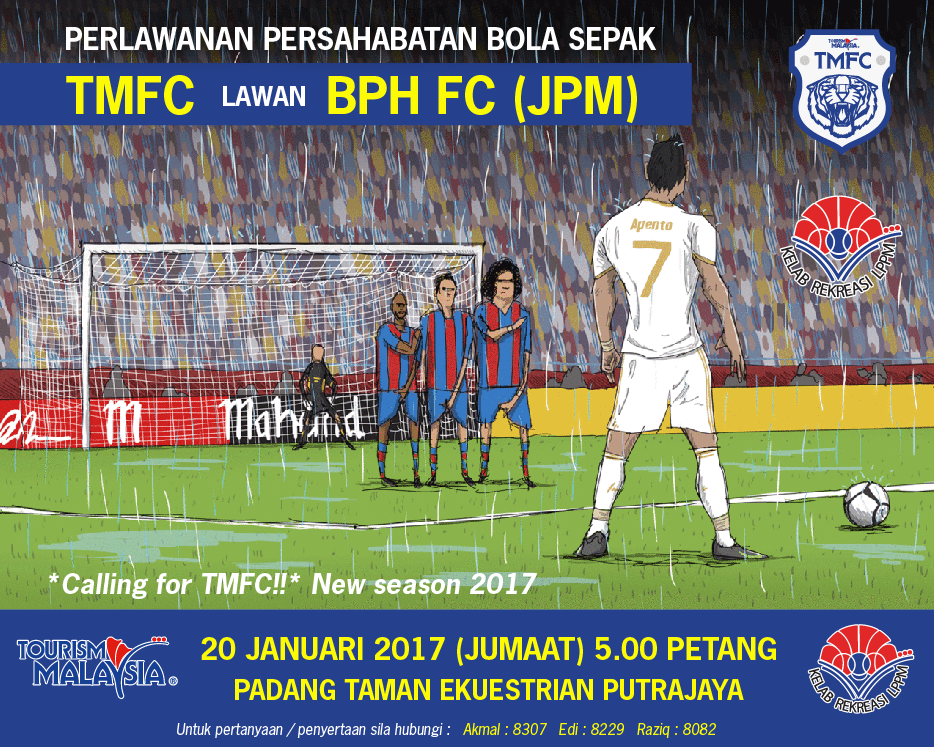 Tourism Malaysia FC - TMFC - PERLAWANAN PERSAHABATAN BOLA SEPAK ...