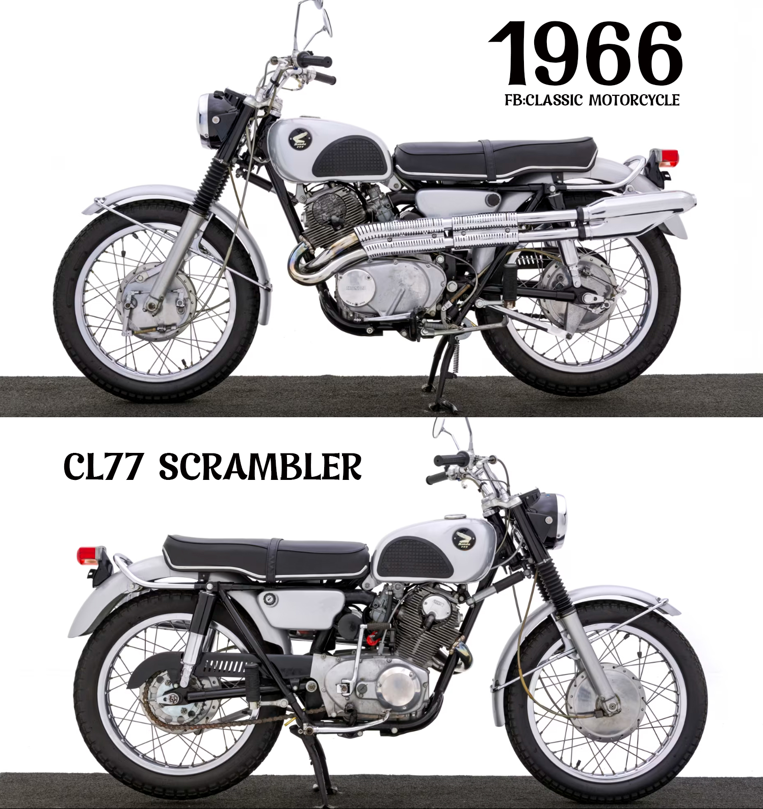 1966 HONDA CL77 305 SCRAMBLER.