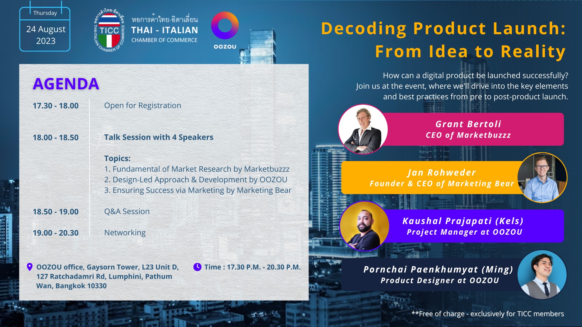 [𝗙𝗿𝗲𝗲 𝗮𝗰𝗰𝗲𝘀𝘀... - Thai - Italian Chamber of Commerce (TICC)