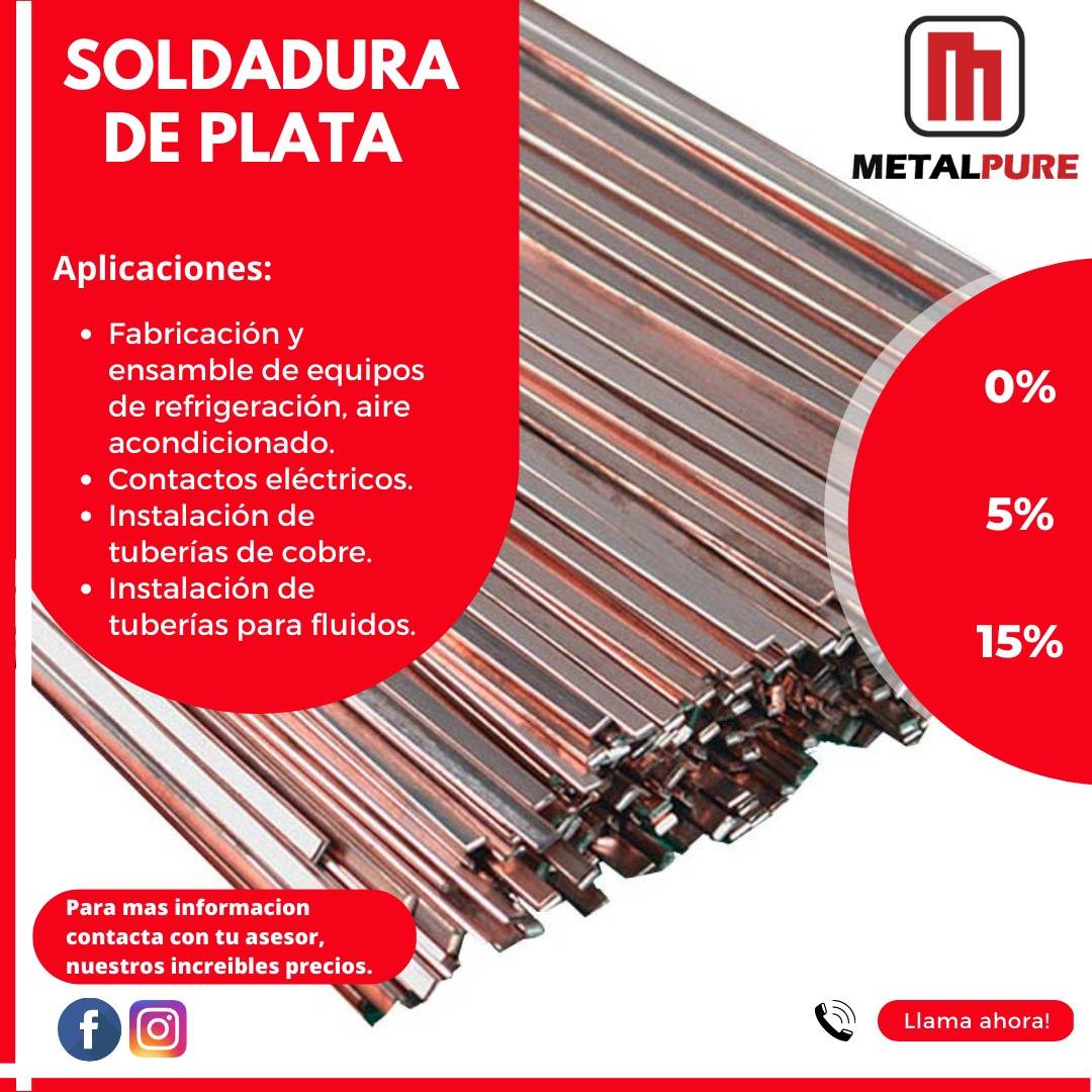 Metalpure - 📢⚜️ Disponemos de soldaduras de plata de alta calidad ...