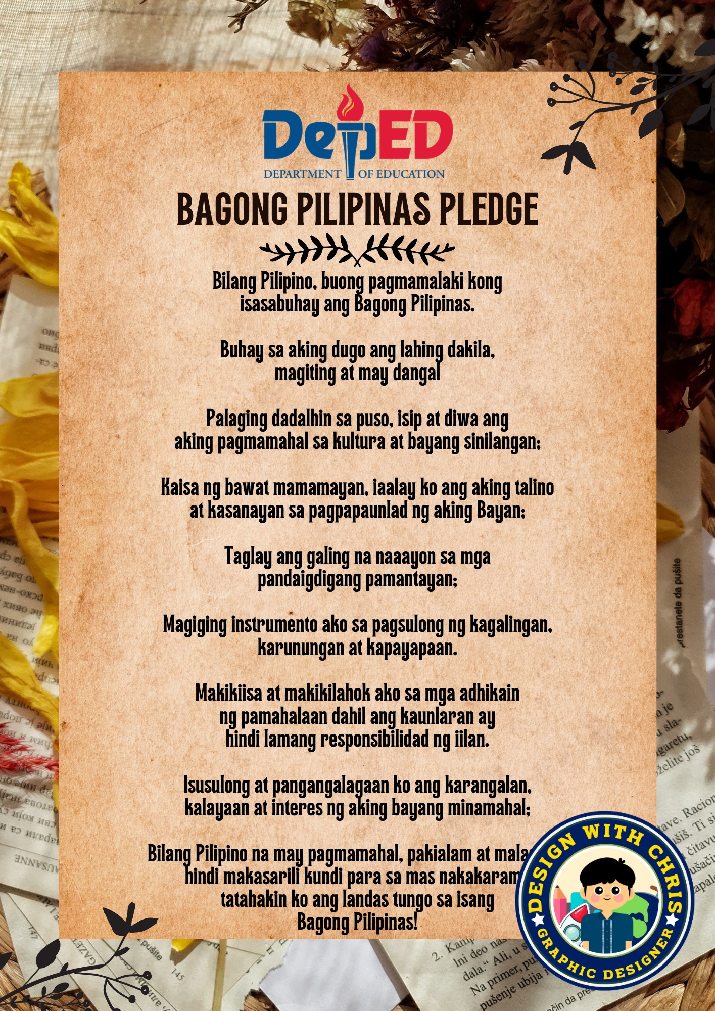 DepEd Corner Printables 😍😊 🎯... - Design with Chris | Facebook