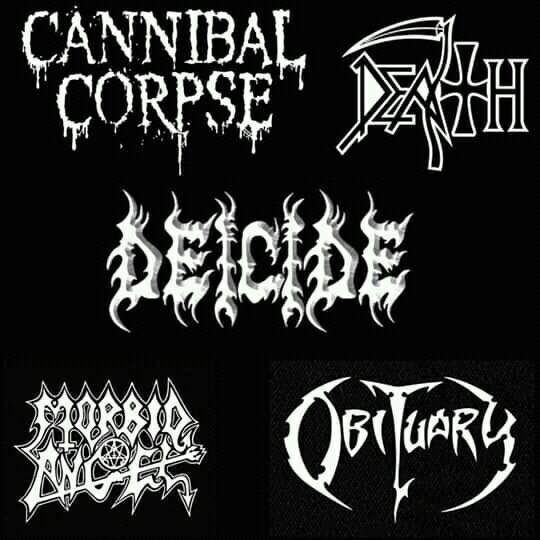Vintage Obituary Morbid angel Cannibal corpse Dismember Entombed Bolt
