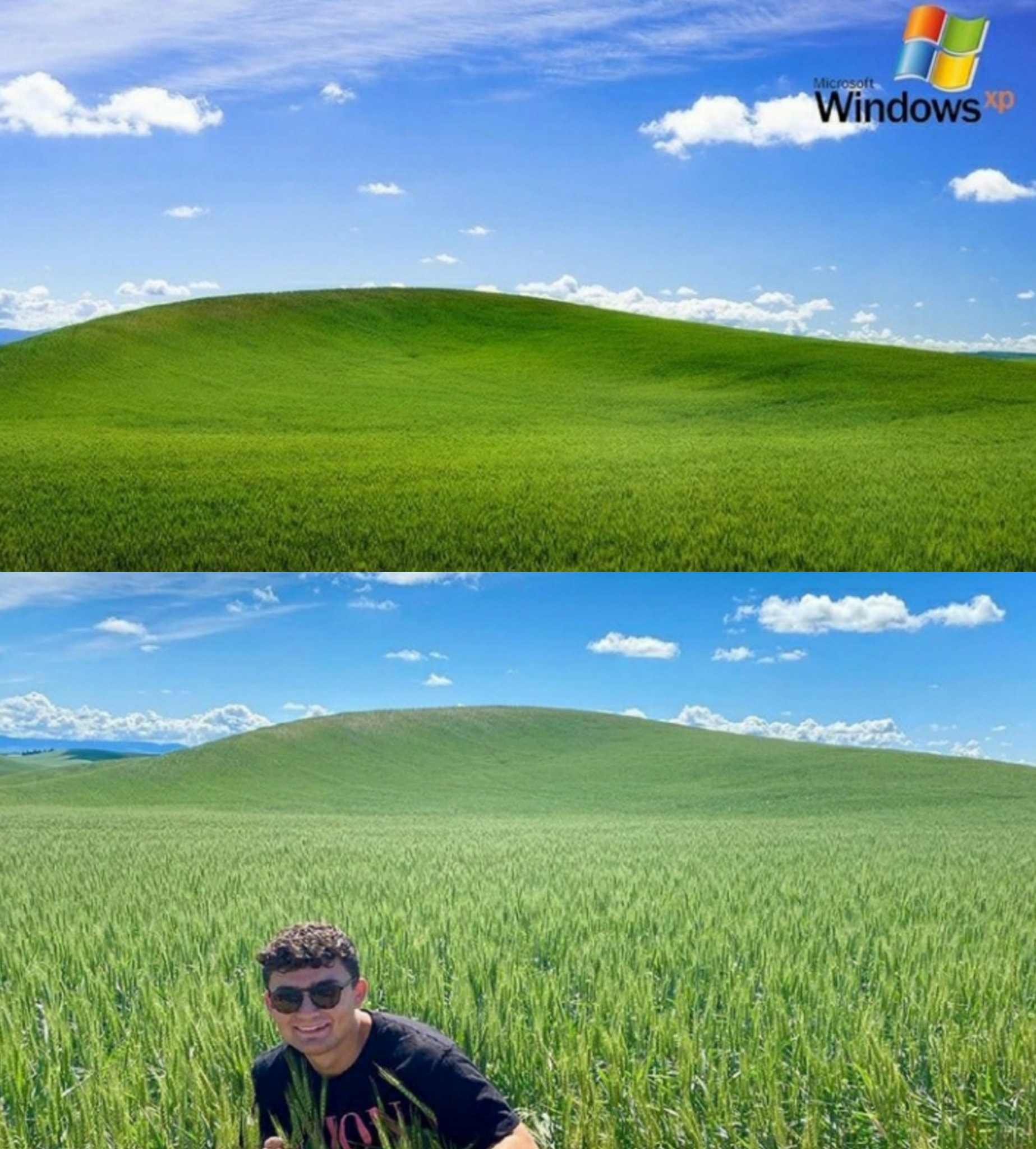 Game - bro visited Windows XP wallpaper in real life | Facebook