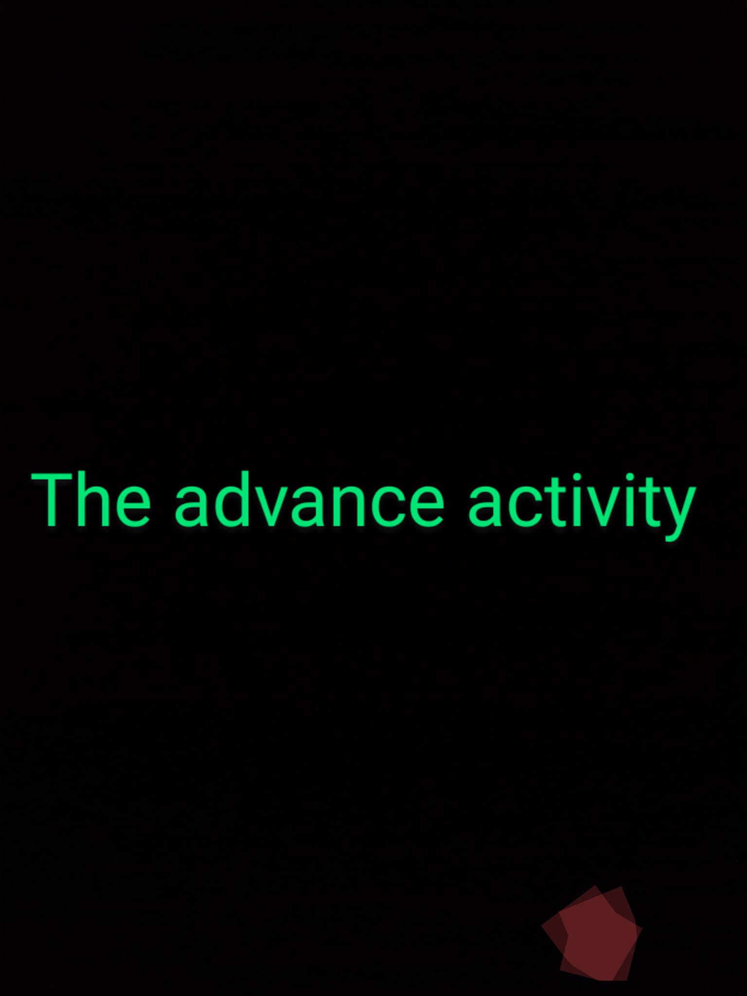 The Advance Activity | Roorkee Management Institute Area