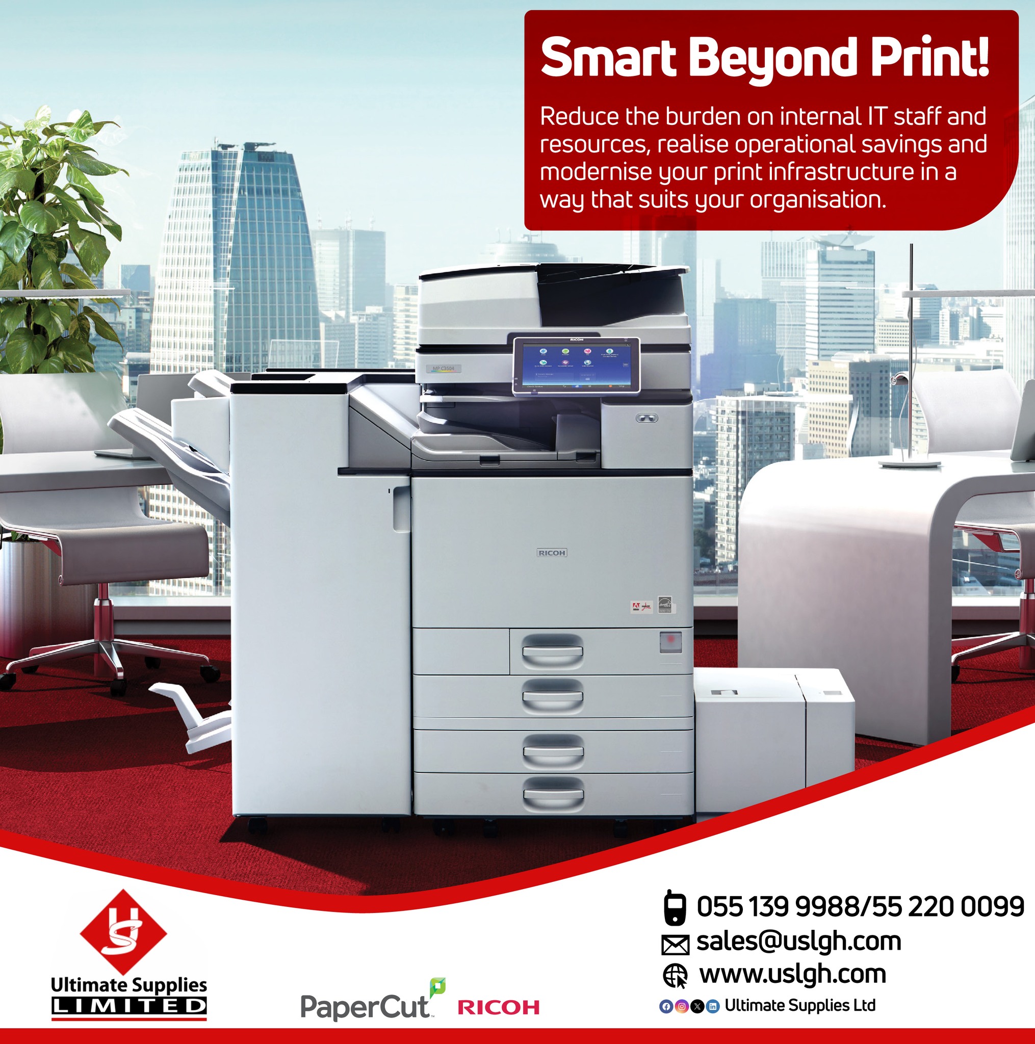 Ricoh's MP&AS provides a... - Ultimate Supplies LTD Ghana | Facebook