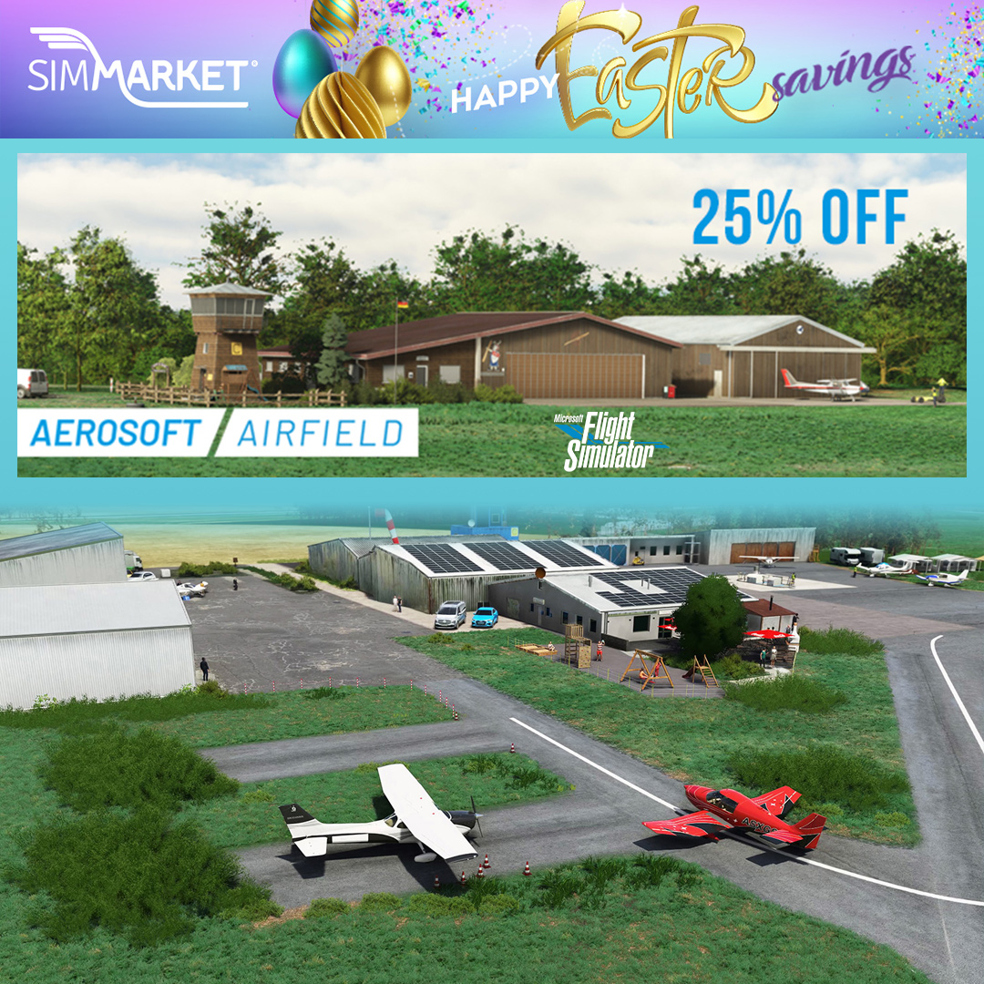 SIMMARKET - Aerosoft 25% OFF MSFS Airfields selection until April 10th ...