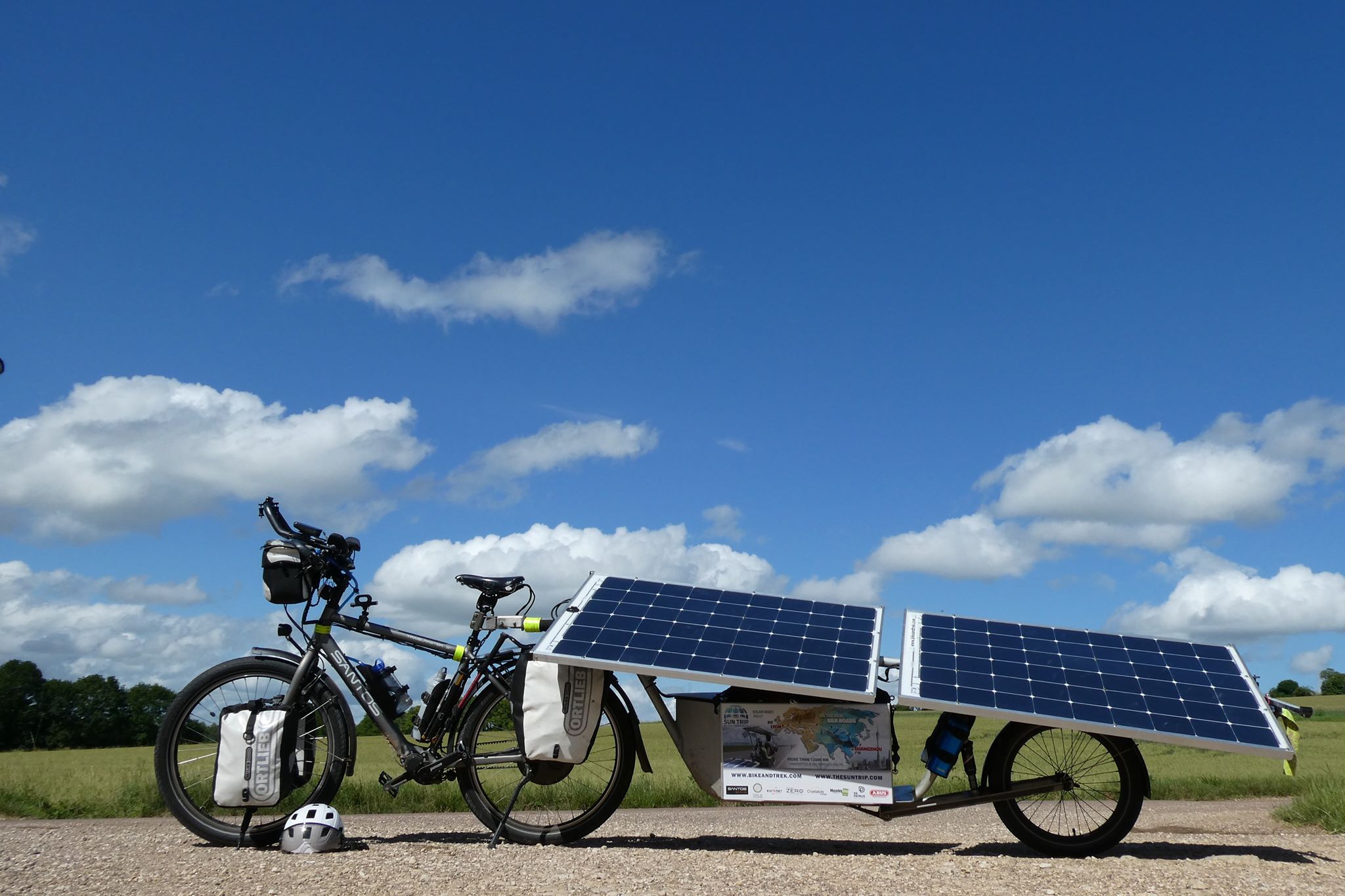 electric bicycle with solar panel 48V-72V ebike battery 300W Blanket charging kit No US Sales Tax! Off Grid Trek How to design an e-bike