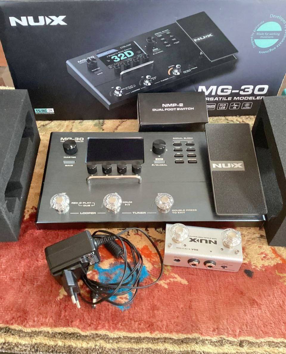 Nux mg30 extra foot switch function