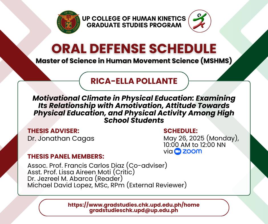 UPD CHK Graduate... - UPD CHK Graduate Studies Program