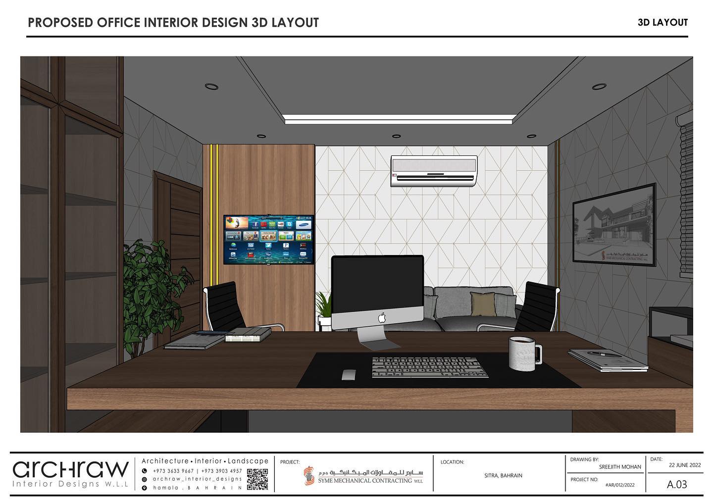 Archraw interior designs w.l.l - A R C H R A W Architecture Studio The ...