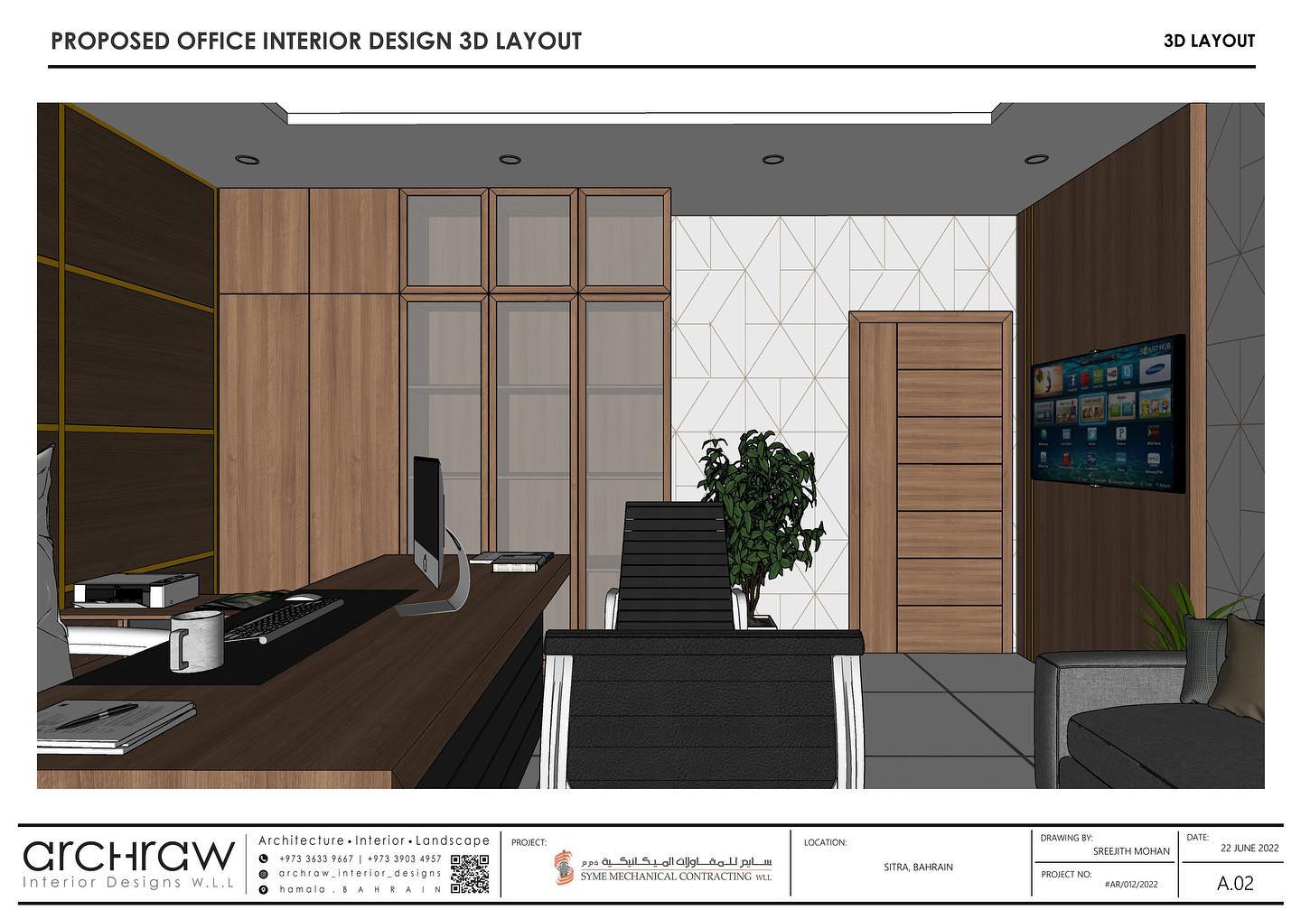 Archraw interior designs w.l.l - A R C H R A W Architecture Studio The ...