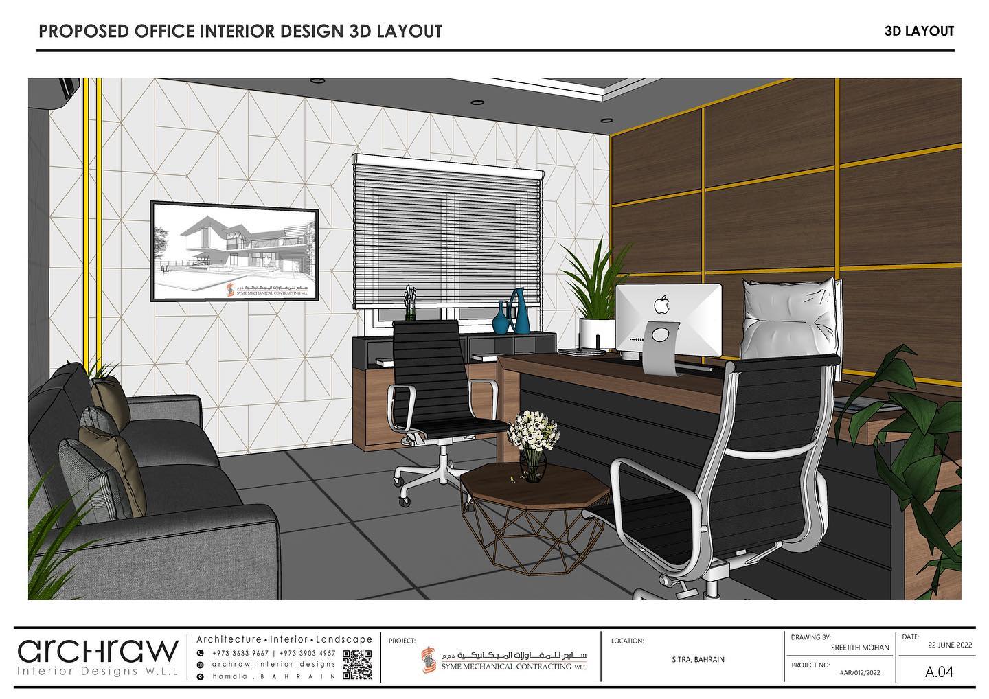 Archraw interior designs w.l.l - A R C H R A W Architecture Studio The ...