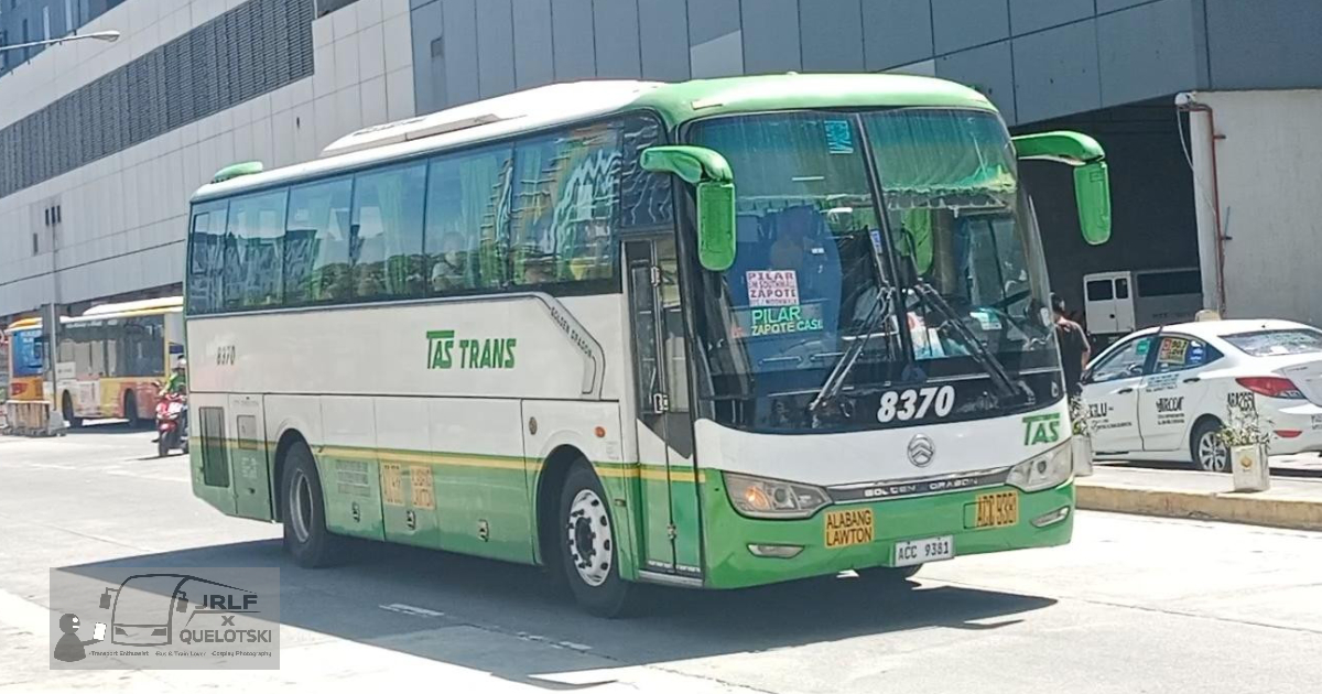 Temporary via PITX to Pilar/Alabang TAS Trans Corp. 8370, Bensan