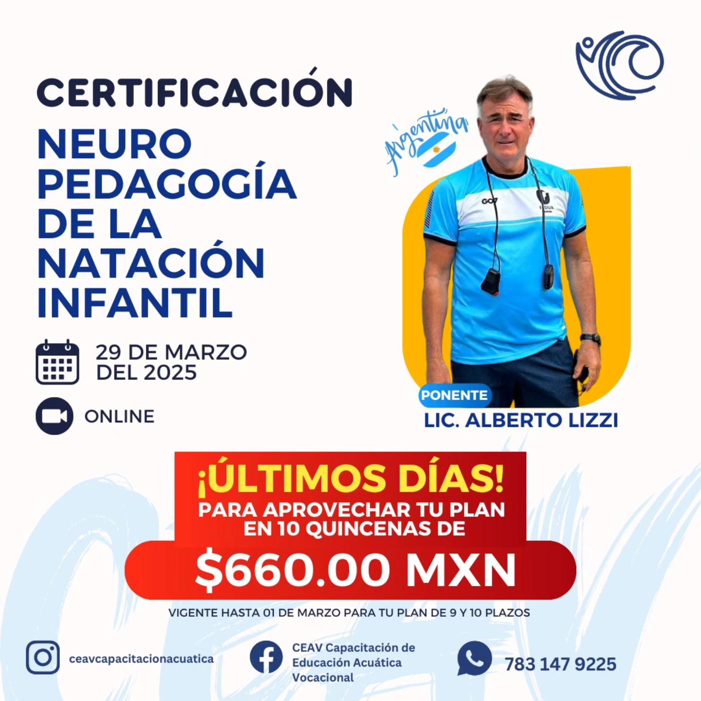 𝘾𝙀𝘼𝙑 Capacitación de Educación Acuática Vocacional
