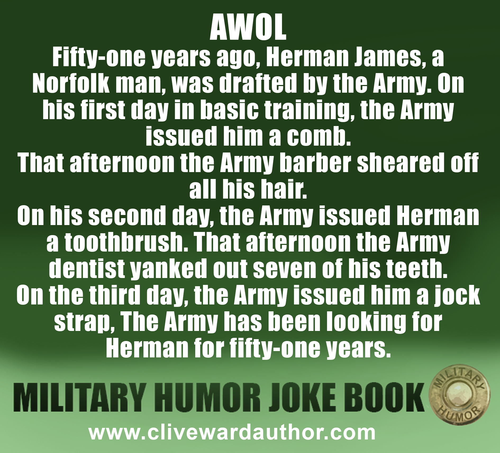 Military - MILITARY HUMOR JOKE BOOK With what’s going on in the world ...
