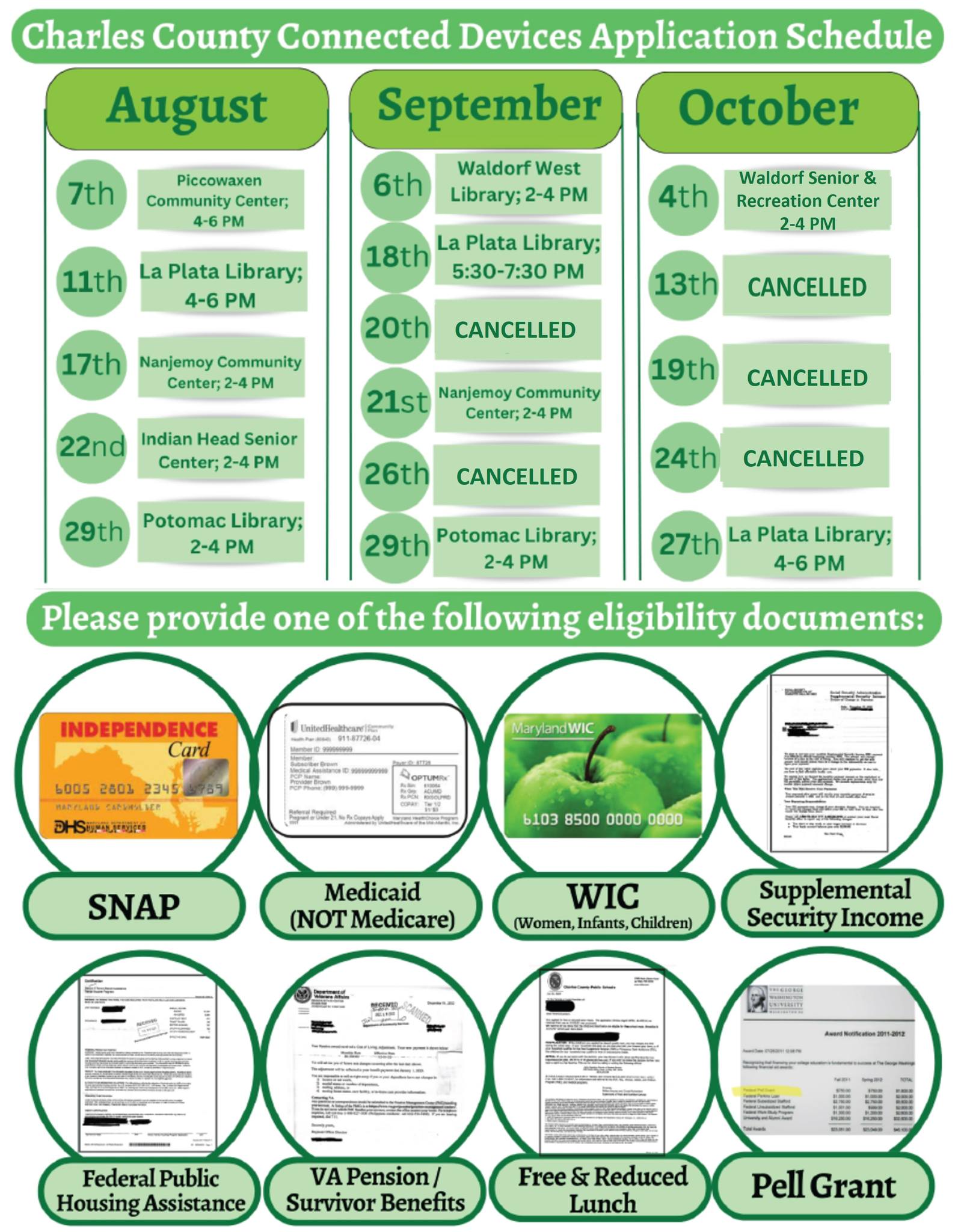 📢 Important: Distribution... - Charles County Public Library | Facebook