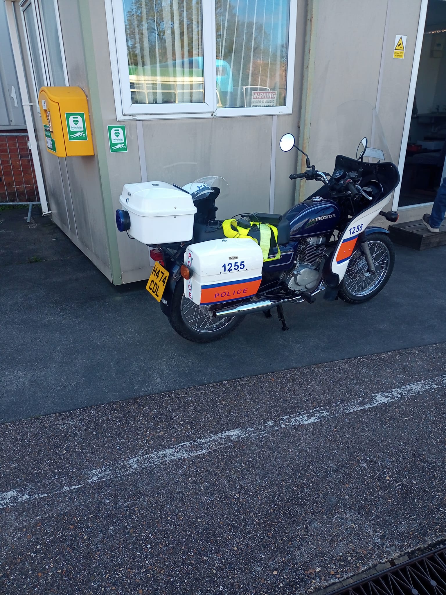 My current bike ,an ex police cd250u which was a development of 